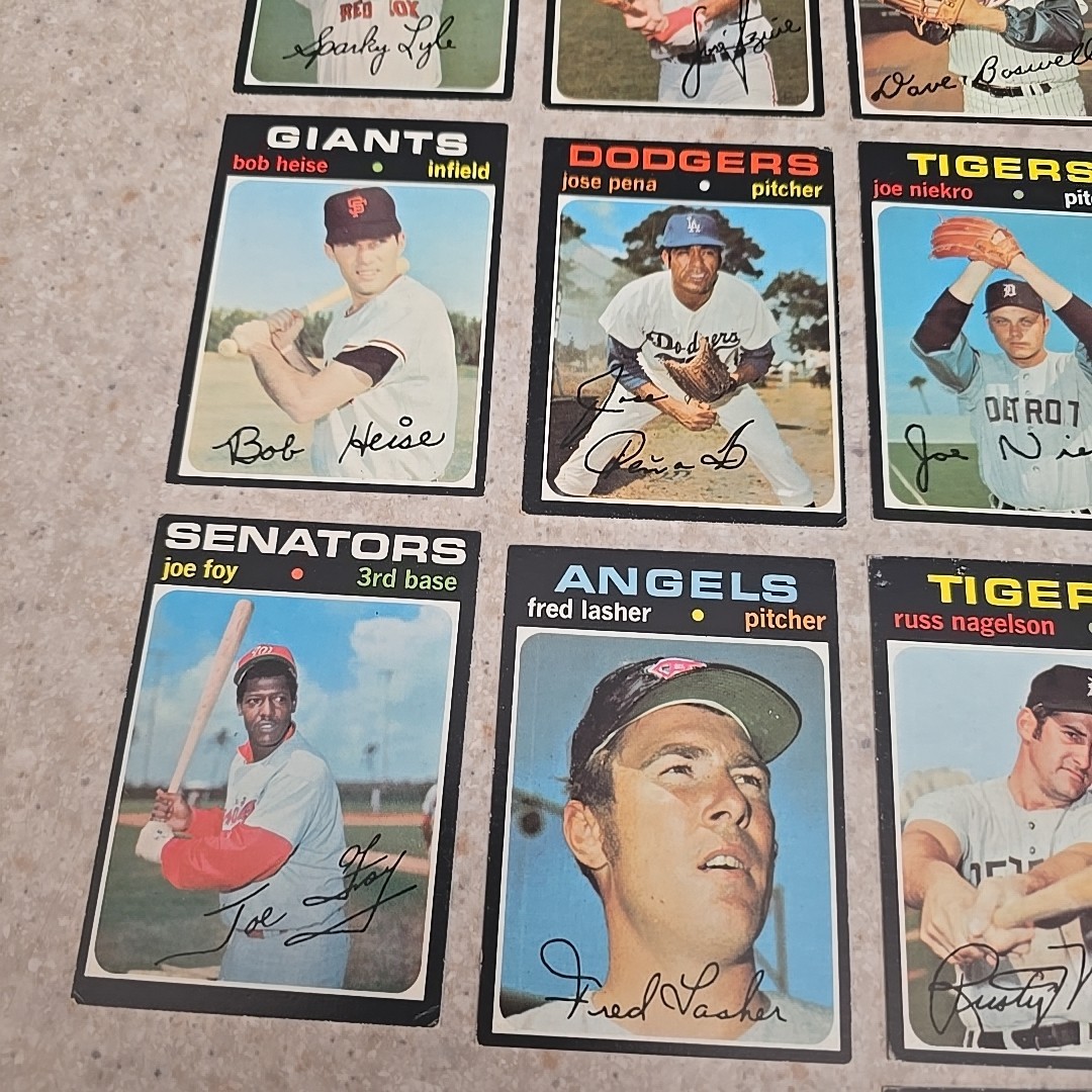 1971 Topps Baseball Your Choice 376-752