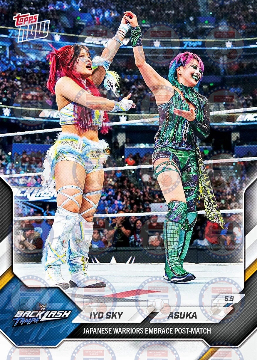 *READY TO SHIP* IYO SKY / Asuka – 2026 WWE Topps NOW® – Card 58