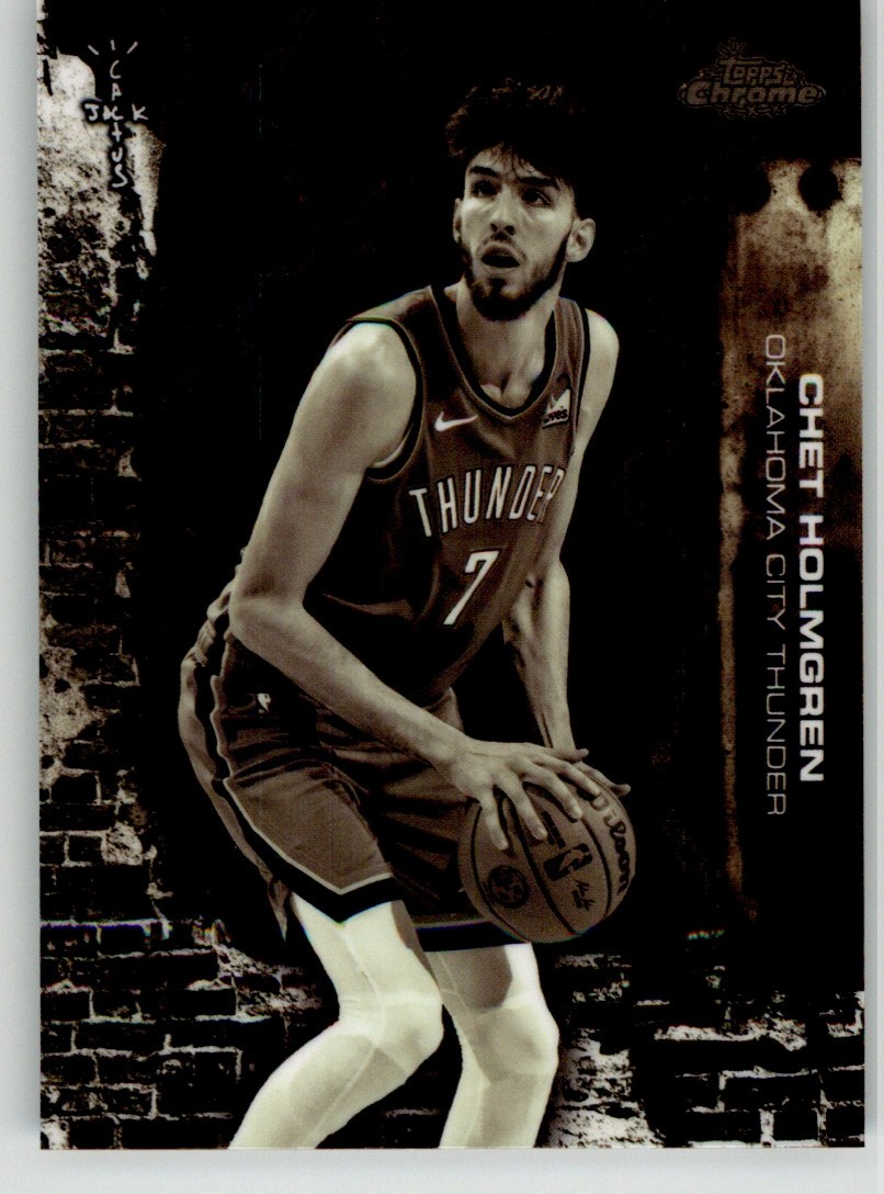 Chet Holmgren 2025-26 Topps Chrome Cactus Jack 37 Oklahoma City Thunder