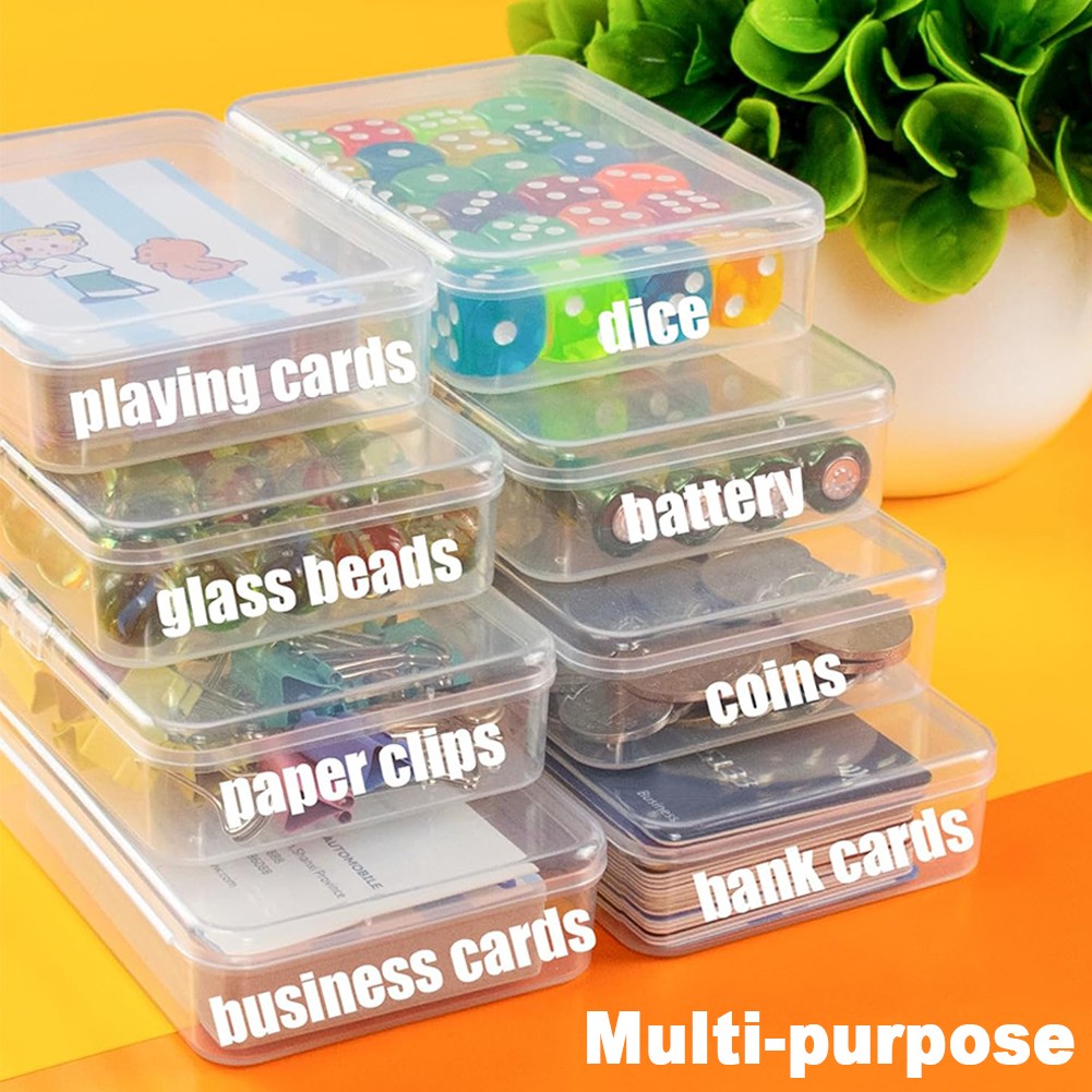 Trading Card Storage Box Plastic Baseball Card Storage Holds 900+ Loose Cards