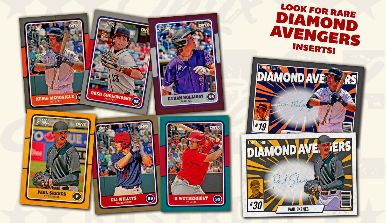 2025 Onyx Vintage Extended Baseball Mega BOX | 10 AUTO+4 Parallels Guaranteed