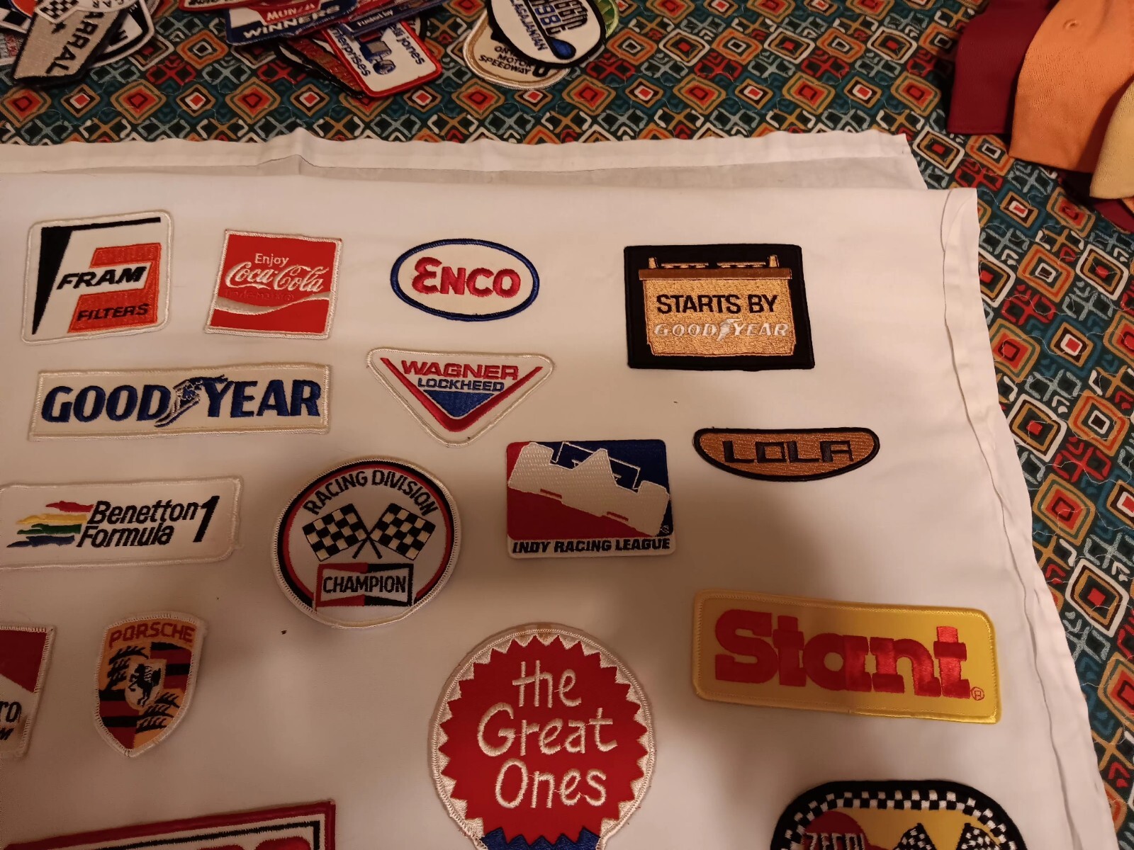 Indy/champ Car Patch Collection 75 Pcs In All