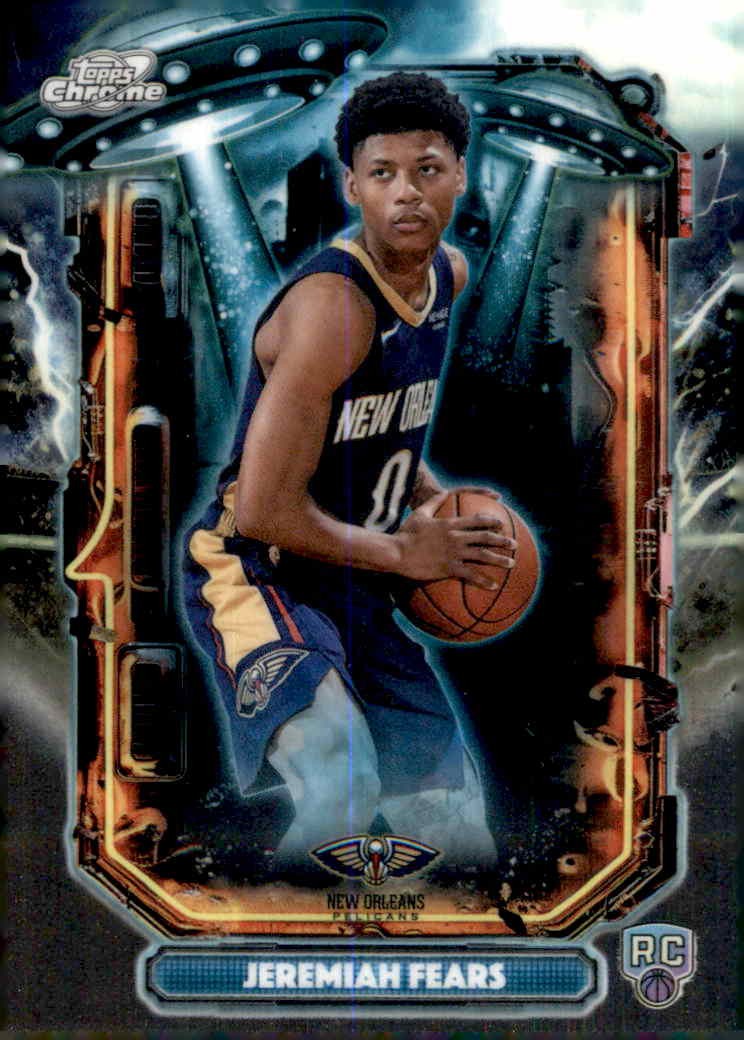 Jeremiah Fears RC 2025-26 Topps Chrome Cosmic Extraterrestrial Talent Rookie