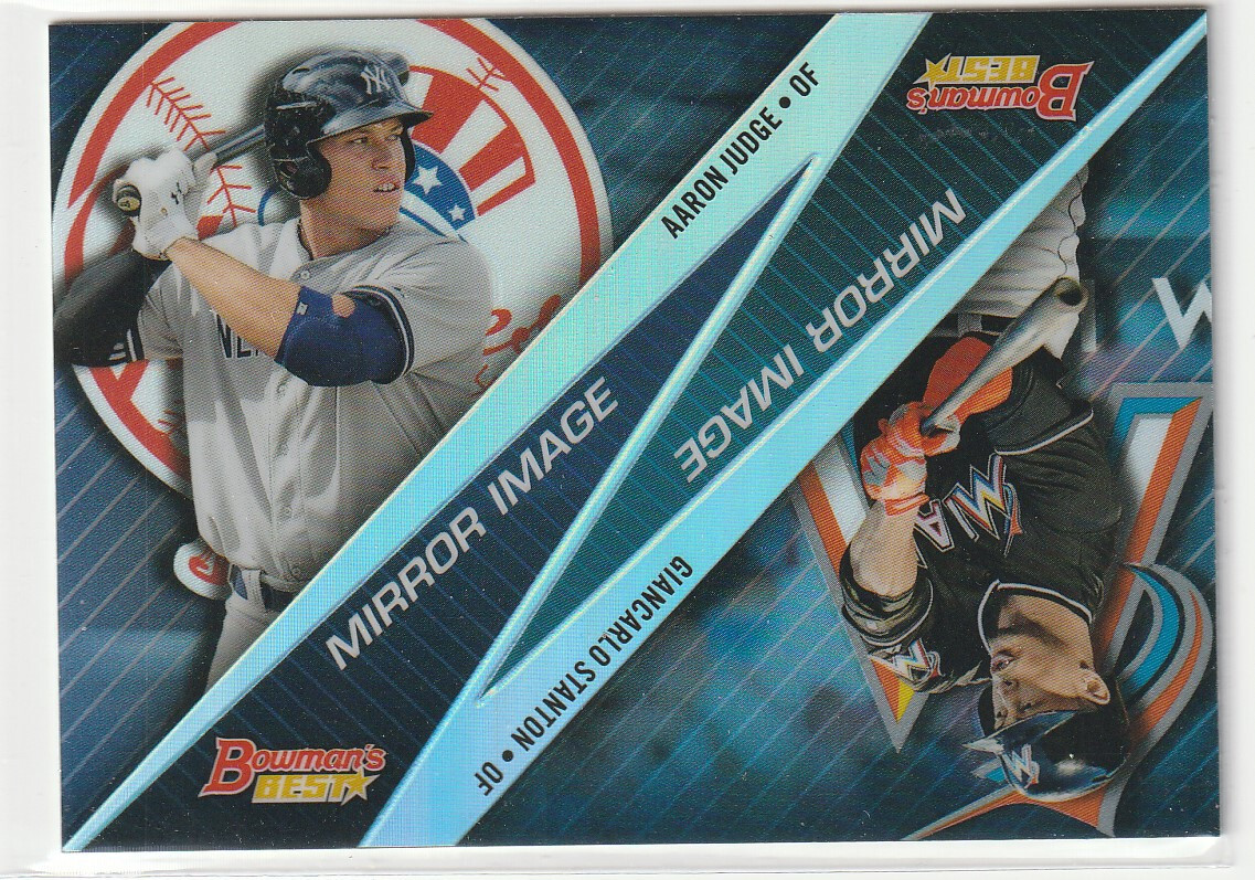 AARON JUDGE NEW YORK YANKEES UPICK GALLERY HERITAGE STADIUM CHROME BOWMANS BEST