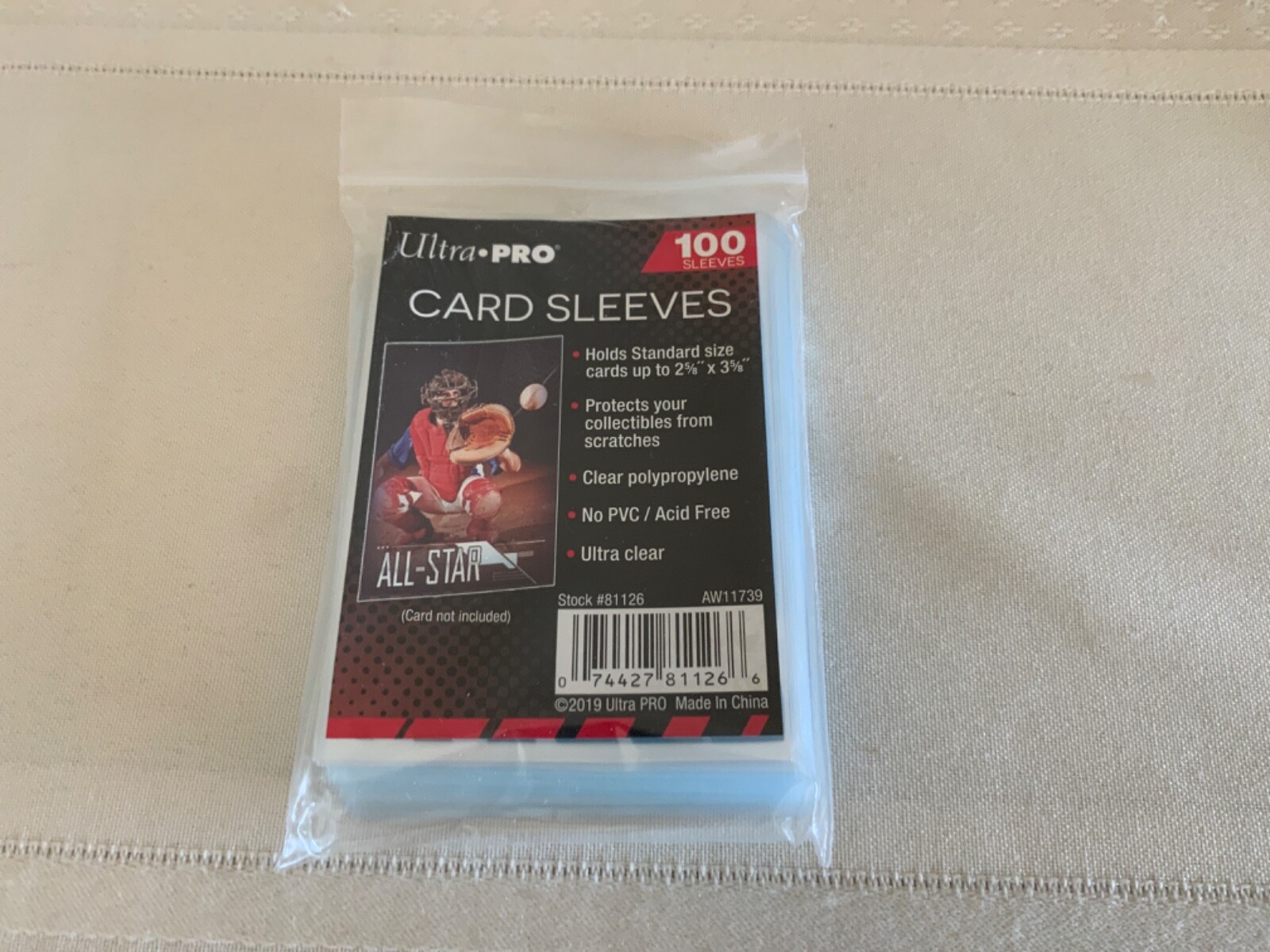 100 Ultra Pro Soft Sleeves Sports and Gaming Cards READ DESCRIPTION
