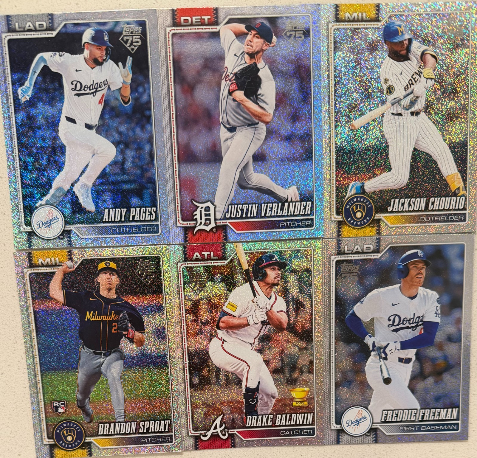 2026 Topps Series 2 – SANDGLITTER FOIL – You Pick Complete Your Set