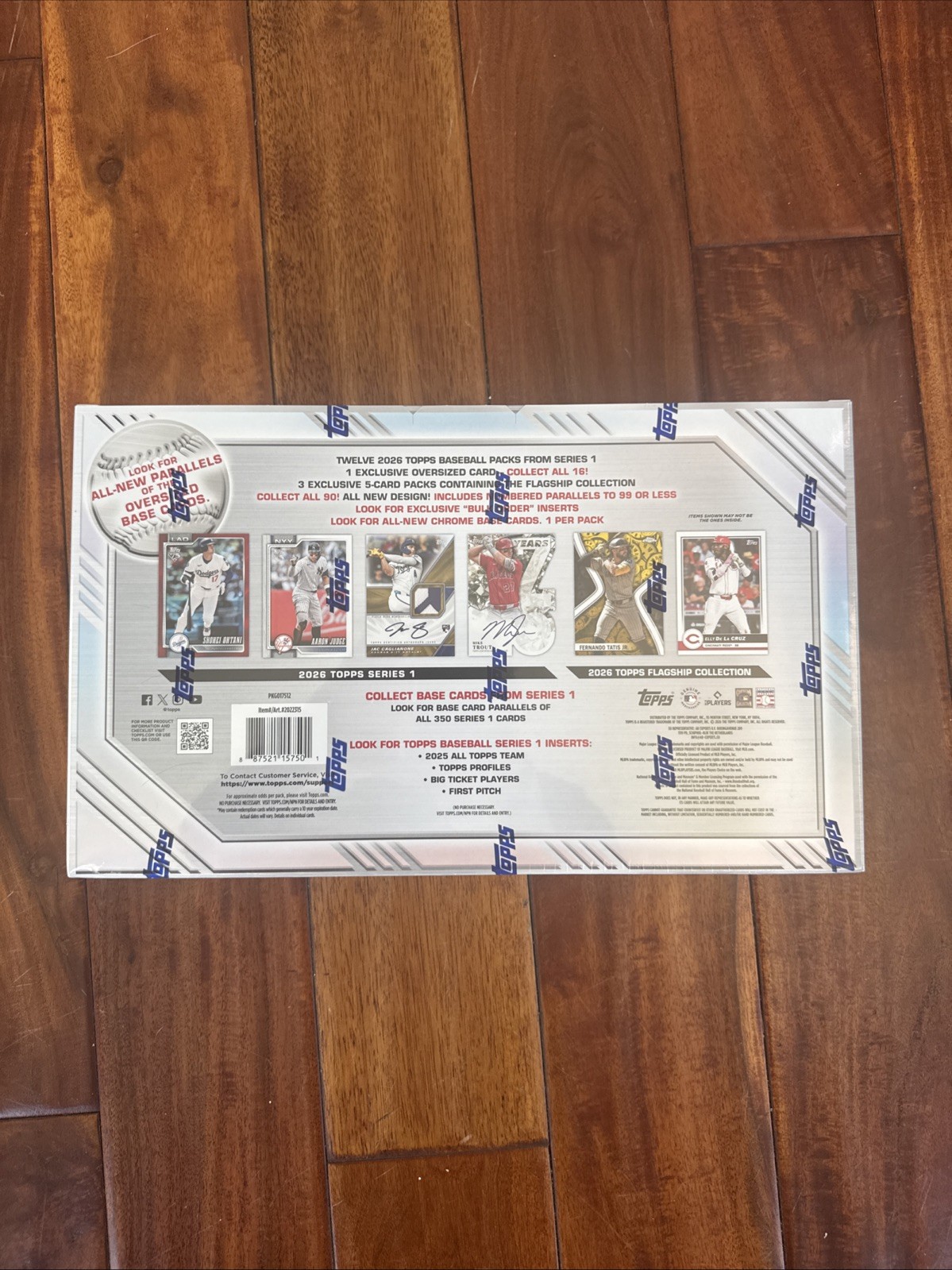 TOPPS 2026 MLB Baseball Series 1 Super Box Flagship Collection (184 cards) NEW