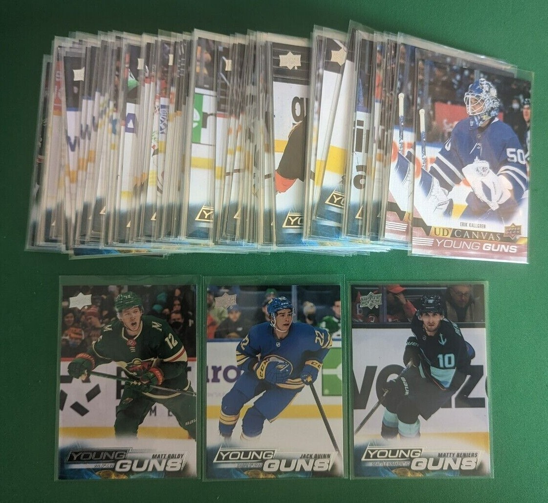 2022-23 Upper Deck Series 1 & 2 Young Guns Base & Canvas *Pick From List*