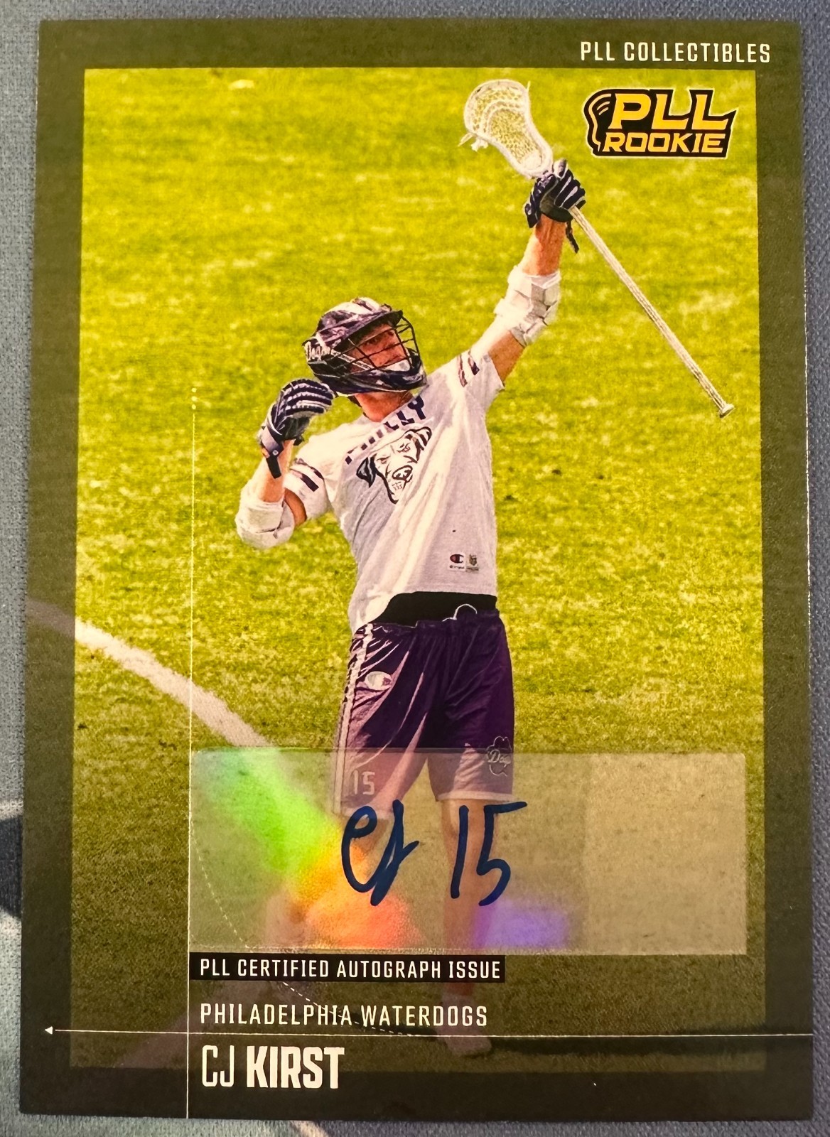 CJ KIRST 2026 PREMIER LACROSSE LEAGUE PLL FIELDSIDE II SP RC AUTO #88