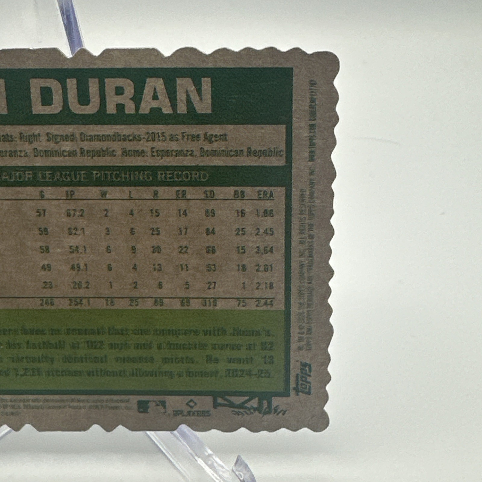 Jhoan Duran 2026 Topps Heritage Deckle Edge SP Philadelphia Phillies #14