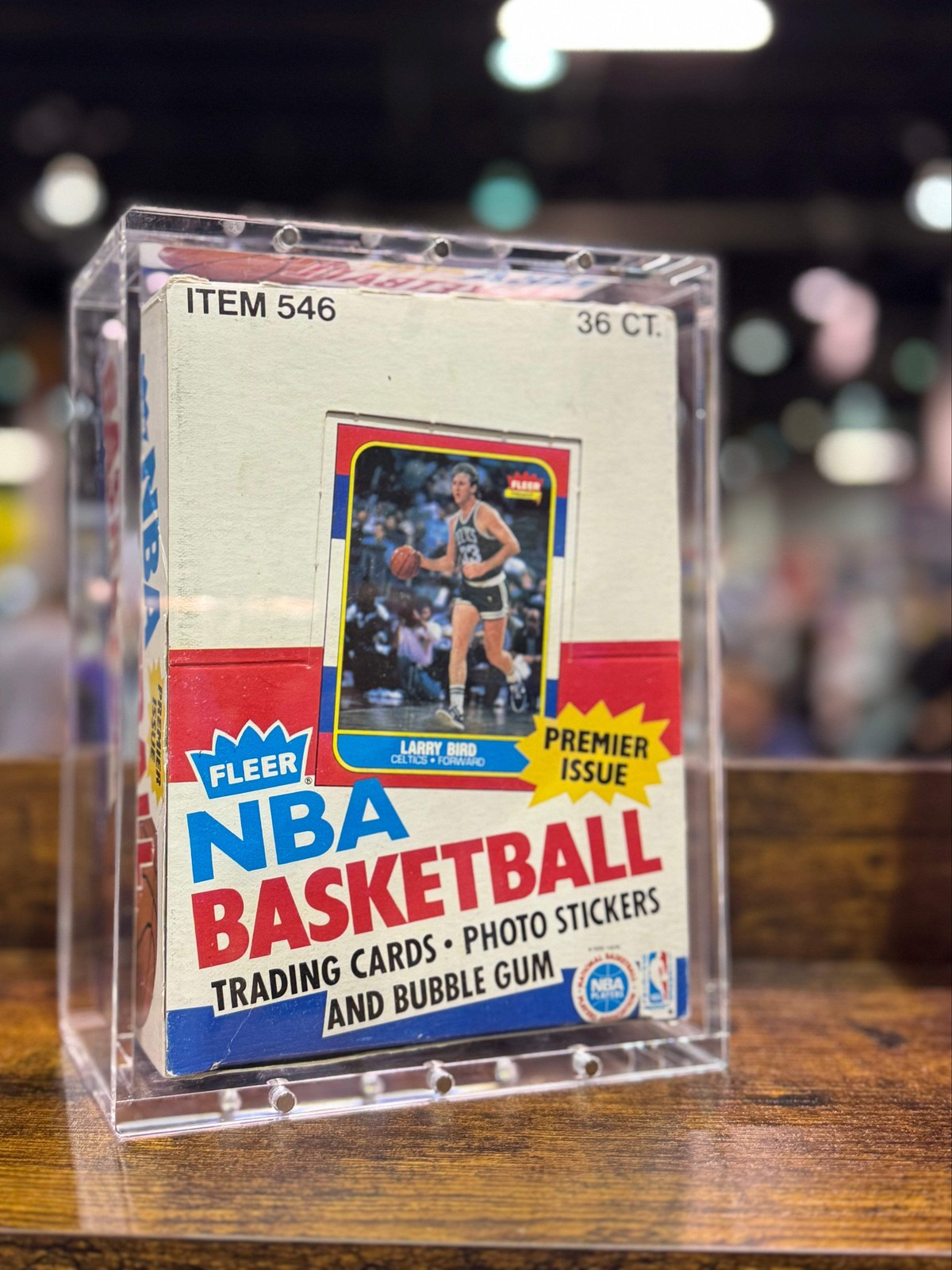 Stackable Premium Acrylic Display Case w/ Magnetic Lid for Fleer Donruss Box