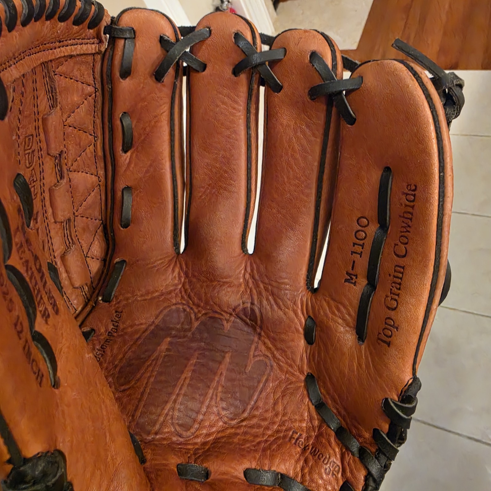 MacGregor Baseball Glove Leather RHT 12″ 95025 M-1100 Right Hand Throw
