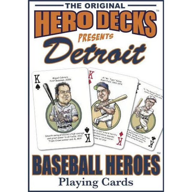 MLB Baseball Hero Decks Caricature 52 Playing Cards rare custom Parody art