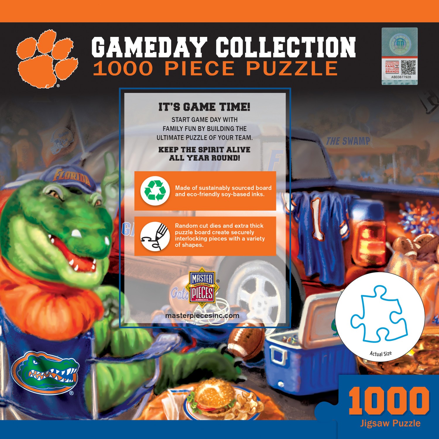 MasterPieces – Florida Gators – NCAA Gameday 1000 Piece Jigsaw Puzzle