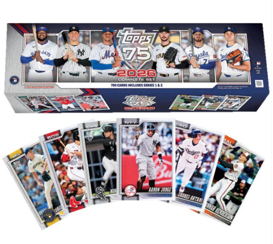 2026 Topps Baseball Complete Factory Set Sealed (700 cards) In Stock!