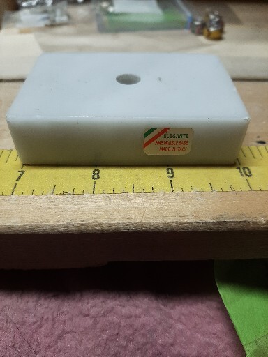 3″x2″x¾” White Marble Base Trophy Topper Award FINE ITALIAN MARBLE