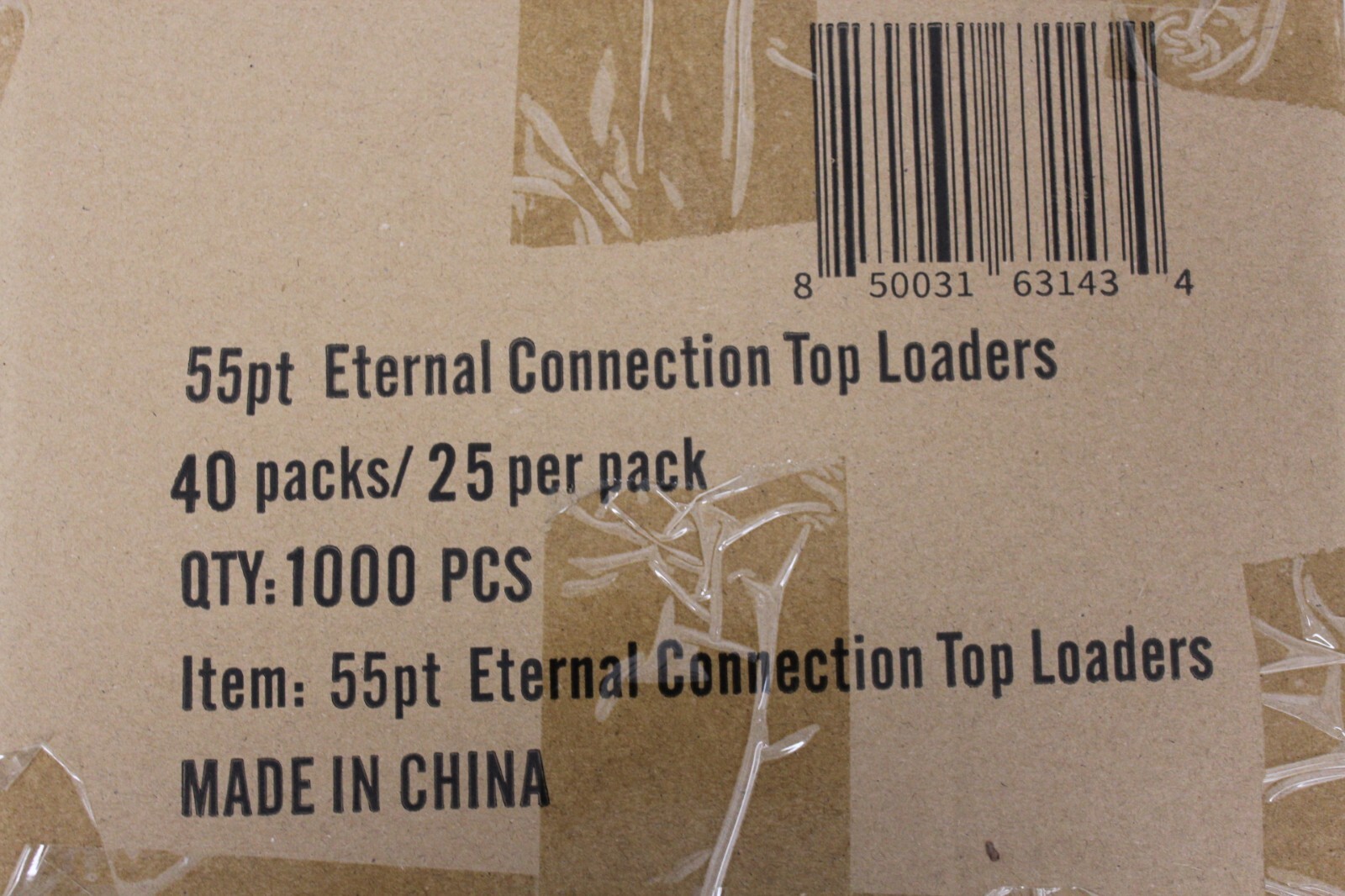 (1000) Humongous Hoard 3″ x 4″ Pm Eternal Connection 55Pt Thick Top Loaders Case