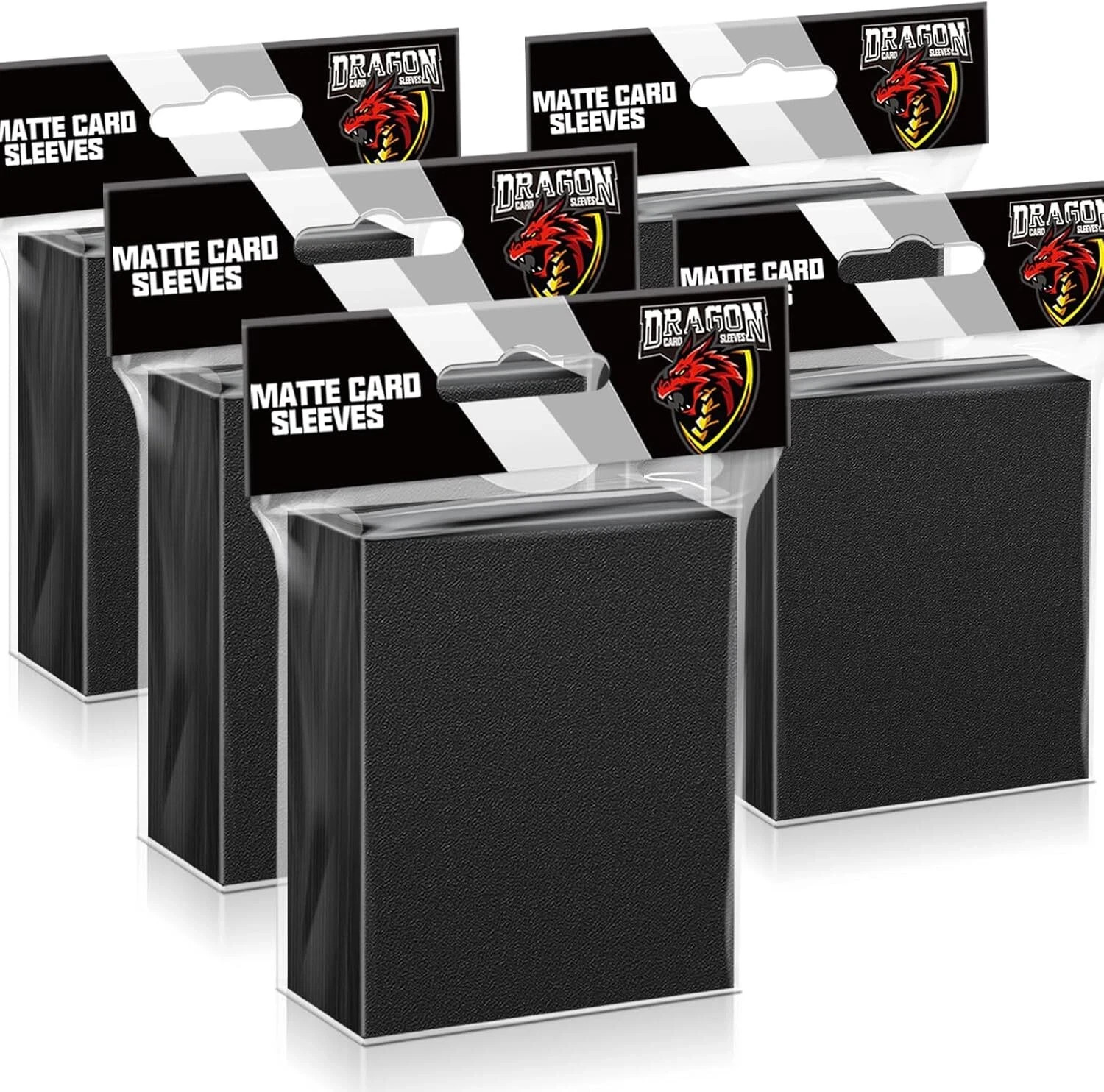 500 Pcs Black Matte Card Sleeves For Trading Card Sports Card MTG Protectors
