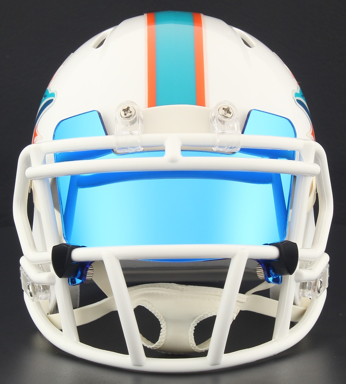 EYE SHIELD / VISOR ONLY! for MIAMI DOLPHINS Mini Football Helmet