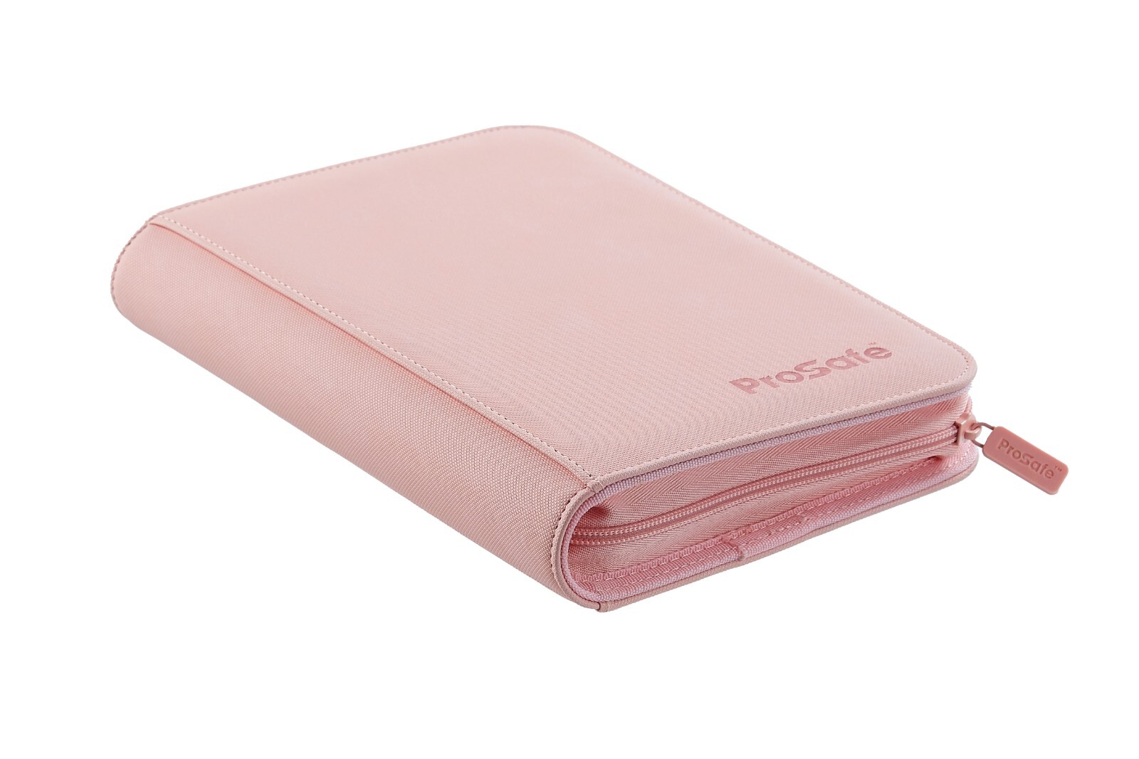 Pro Safe 4-Pocket Zippered PRO-Binder Album pink – Free Ship