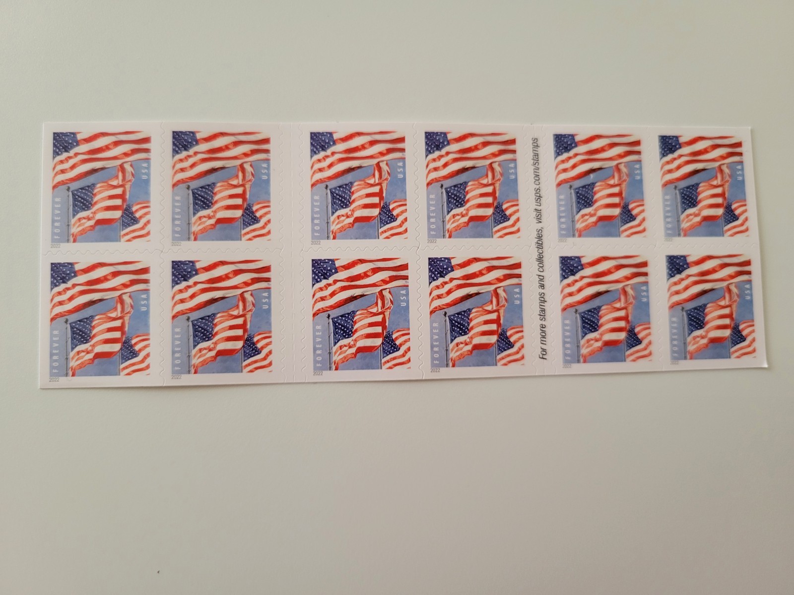 USPS 2022 🇺🇸 Flag Postage-SCOTT# 5654-BOOKLET OF 20 Postage