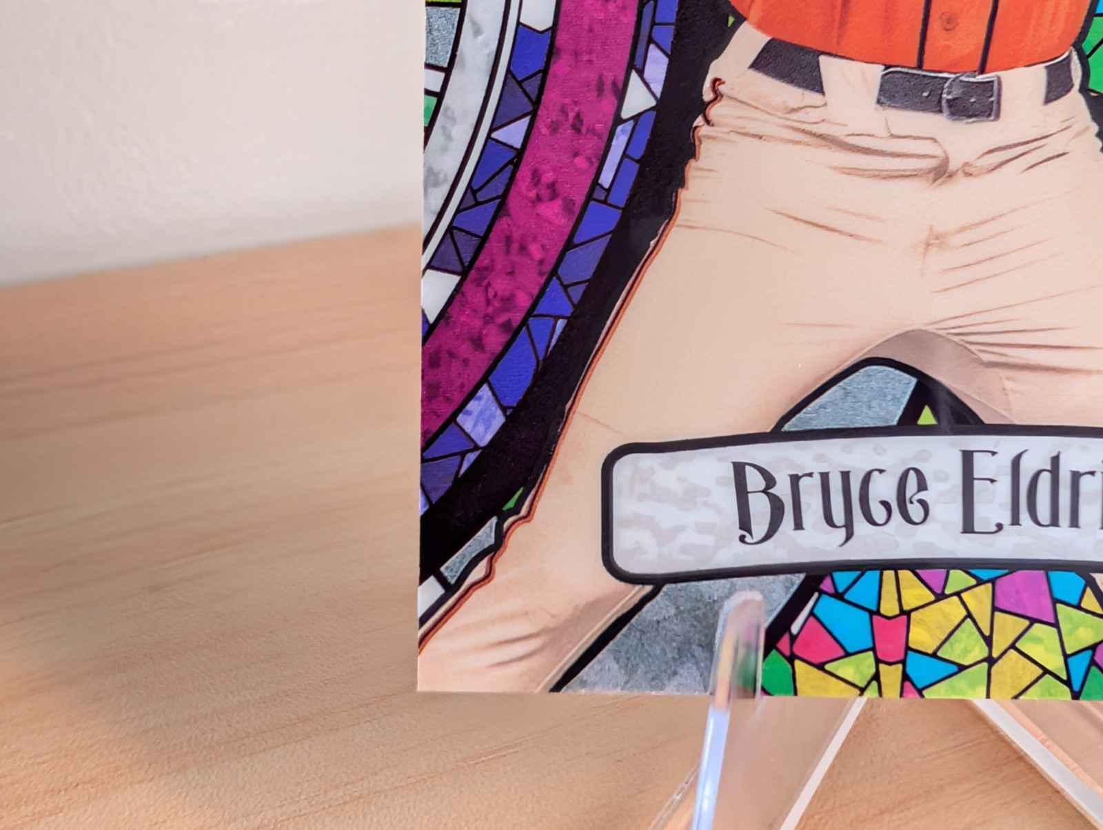 2023 Bowman Draft Stained Glass Bryce Eldridge – San Francisco Giants – BGA-15