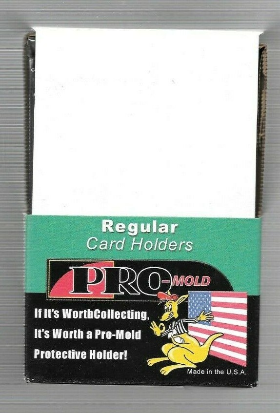 10 PRO-MOLD ONE SCREW SCREWDOWN REGULAR CARD HOLDERS 1 SCREW 20pt ARCHIVAL SAFE