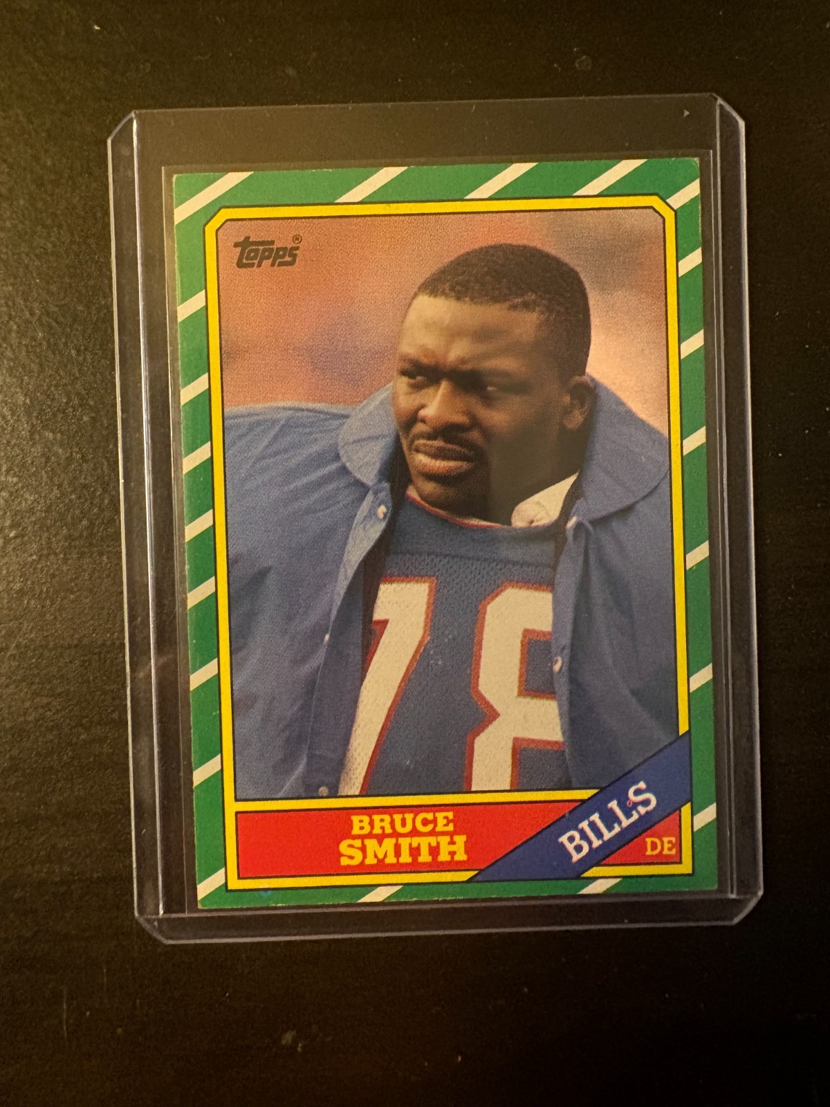 1986 Topps Bruce Smith Rookie RC #389 Bills