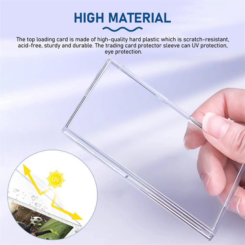 Card Sleeves Baseball Card Sleeves Hard Plastic Trading Card Protectors Holder