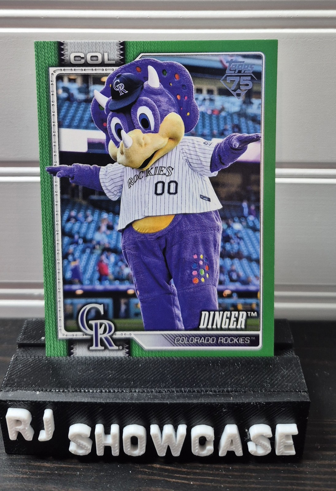2026 Topps Celebration – Dinger #M-4 – Green Variation /99 – Rockies