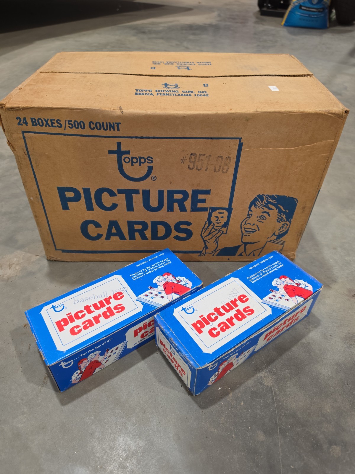 1988 Topps 500 Count Factory Vending Boxes (Vintage)