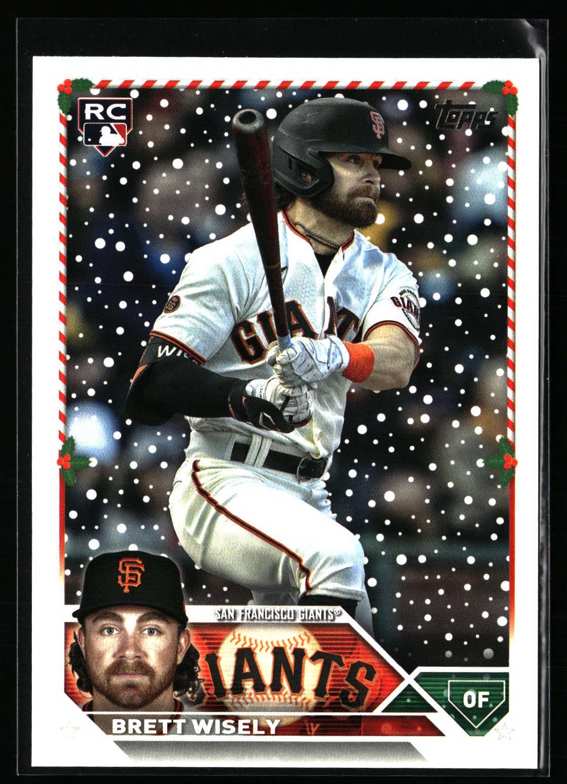 2023 Topps Holiday #H56 Brett Wisely San Francisco Giants