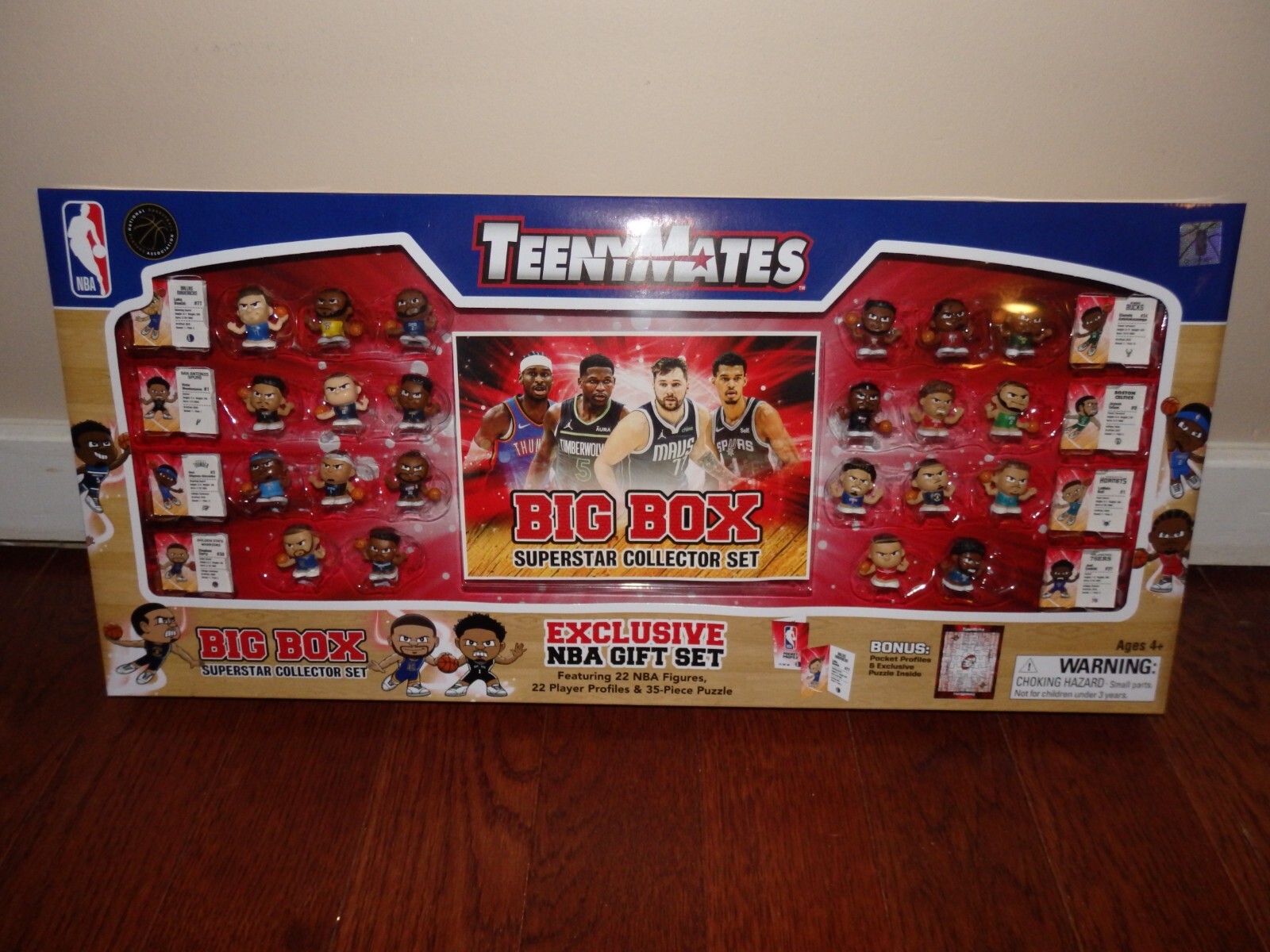 NEW NBA TeenyMates 2024 Basketball BIG BOX Collector Set *TATUM, CURRY, LUKA+++