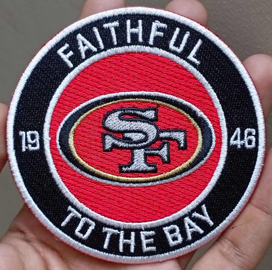 San Francisco 49ers NFL Team Logo Iron On Patch – Sew Patch – Embroidered Patch