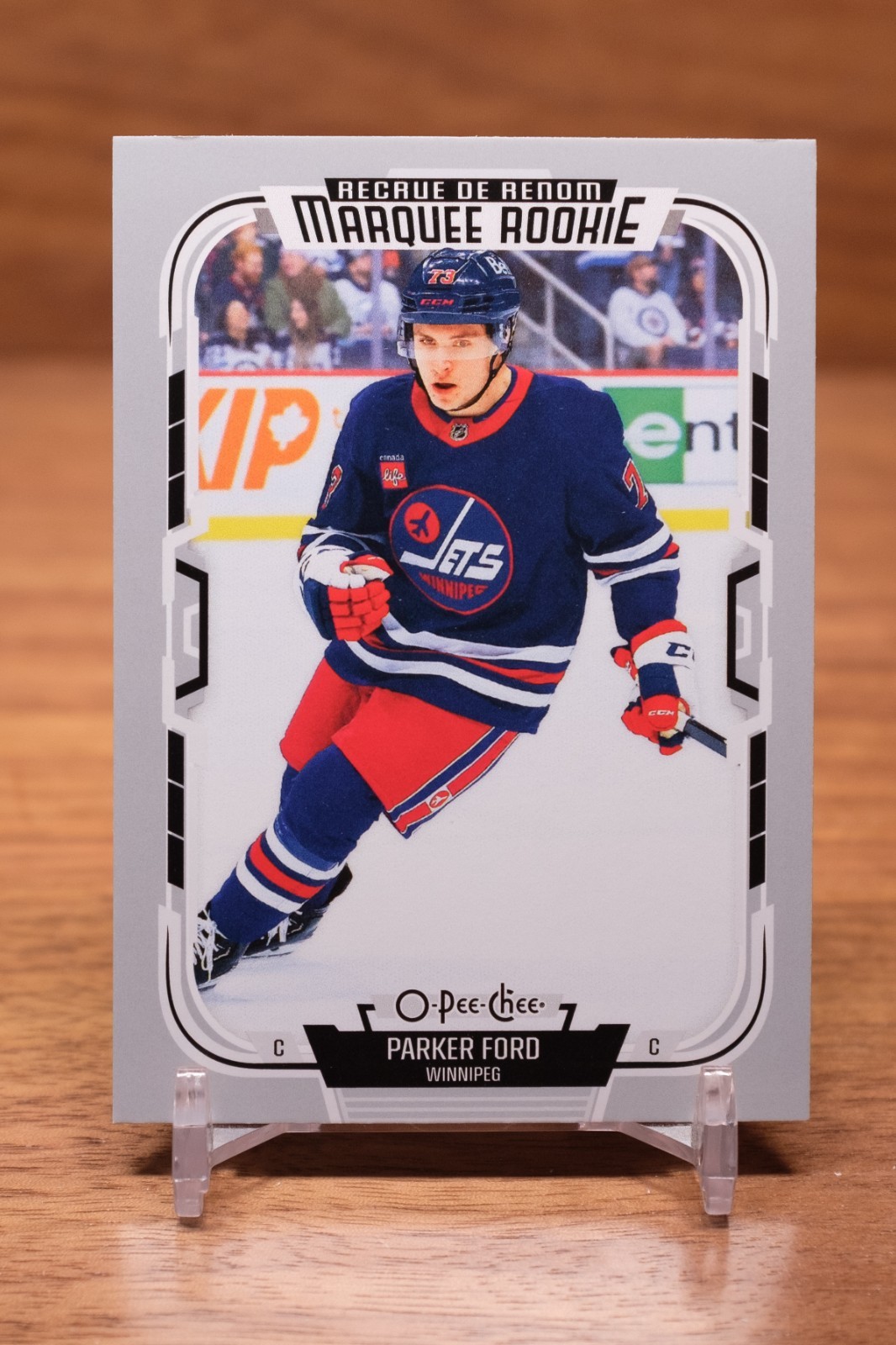 2025-26 OPC Marquee Rookie #569 Parker Ford – Winnipeg Jets