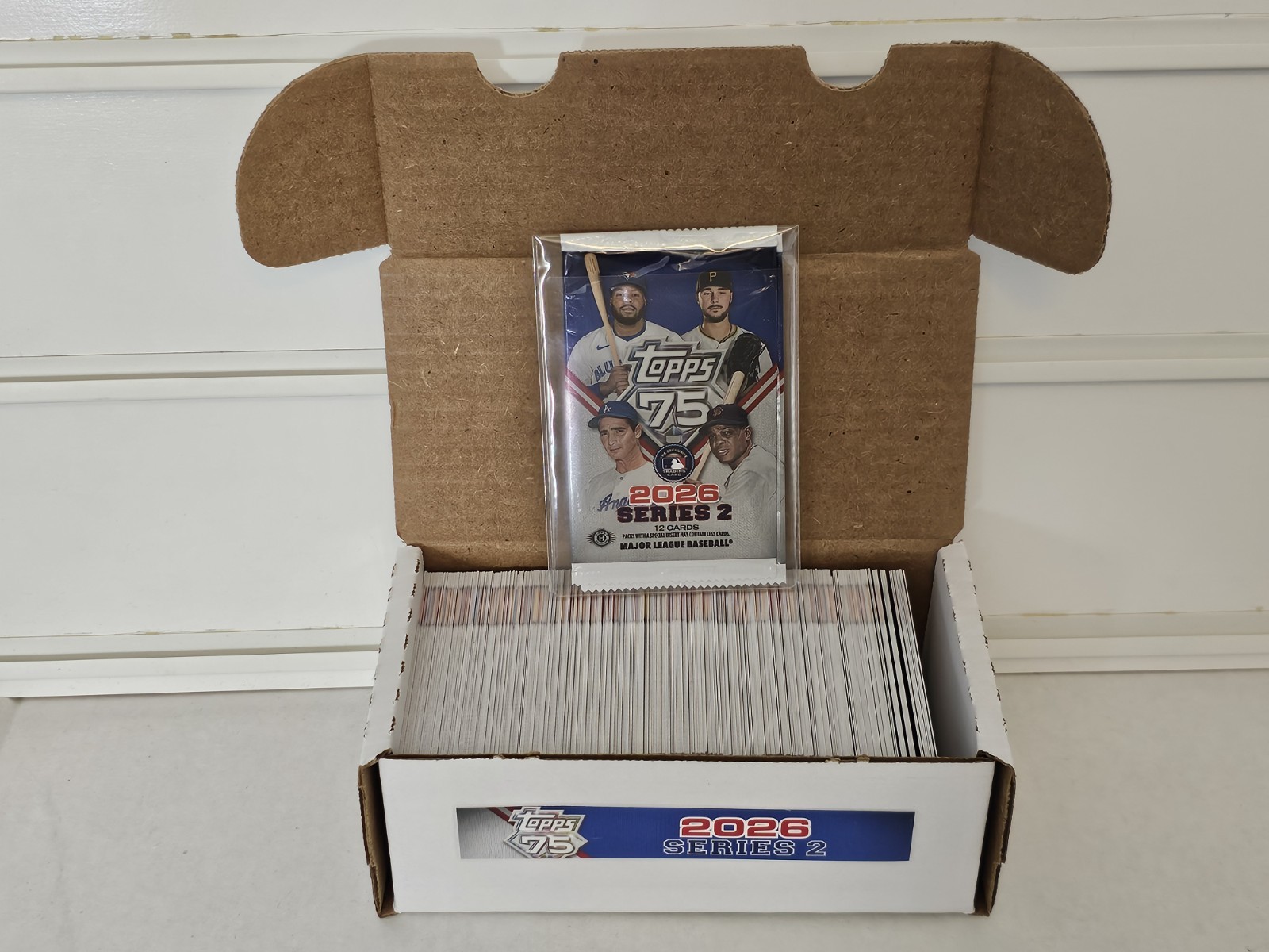 2026 Topps Series 2 Complete Base Set #351-700 + Empty Wrapper Packs
