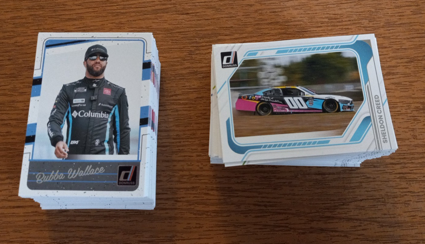 2026 Donruss Racing RETRO & BASE RIDES Singles #101 to #200 – Create Own Lot