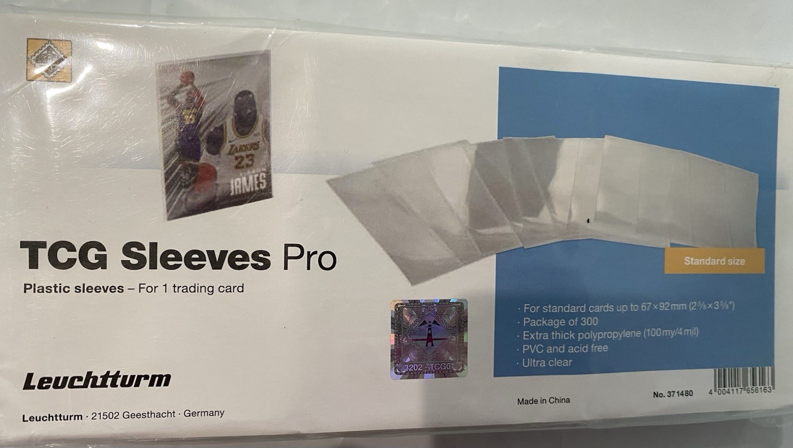 300 Count PRO Standard Sleeves Size (2 5/8”x 3 5/8”)- Pokemon, Magic, Sports
