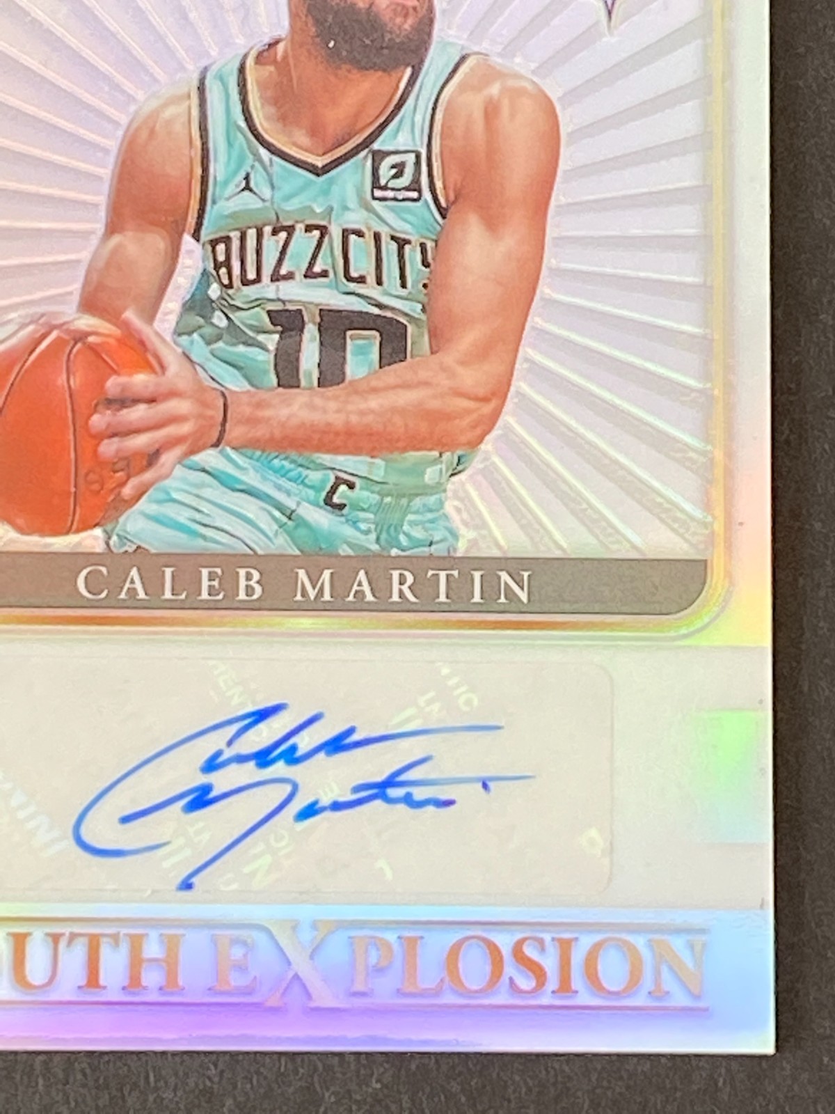 Caleb Martin 2020-21 Panini Select #YES-CMA Youth Explosion Auto Silver Prizm