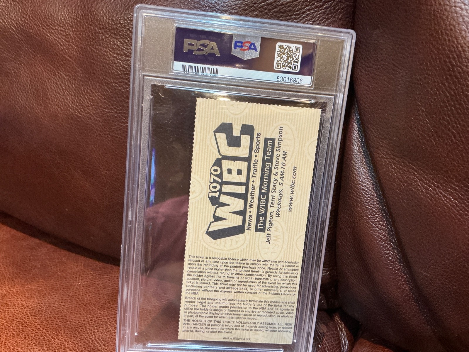 Psa 5 2000 NBA FINALS Game 3 Ticket Kobe Bryant Debut series Shaq Oneal Lakers