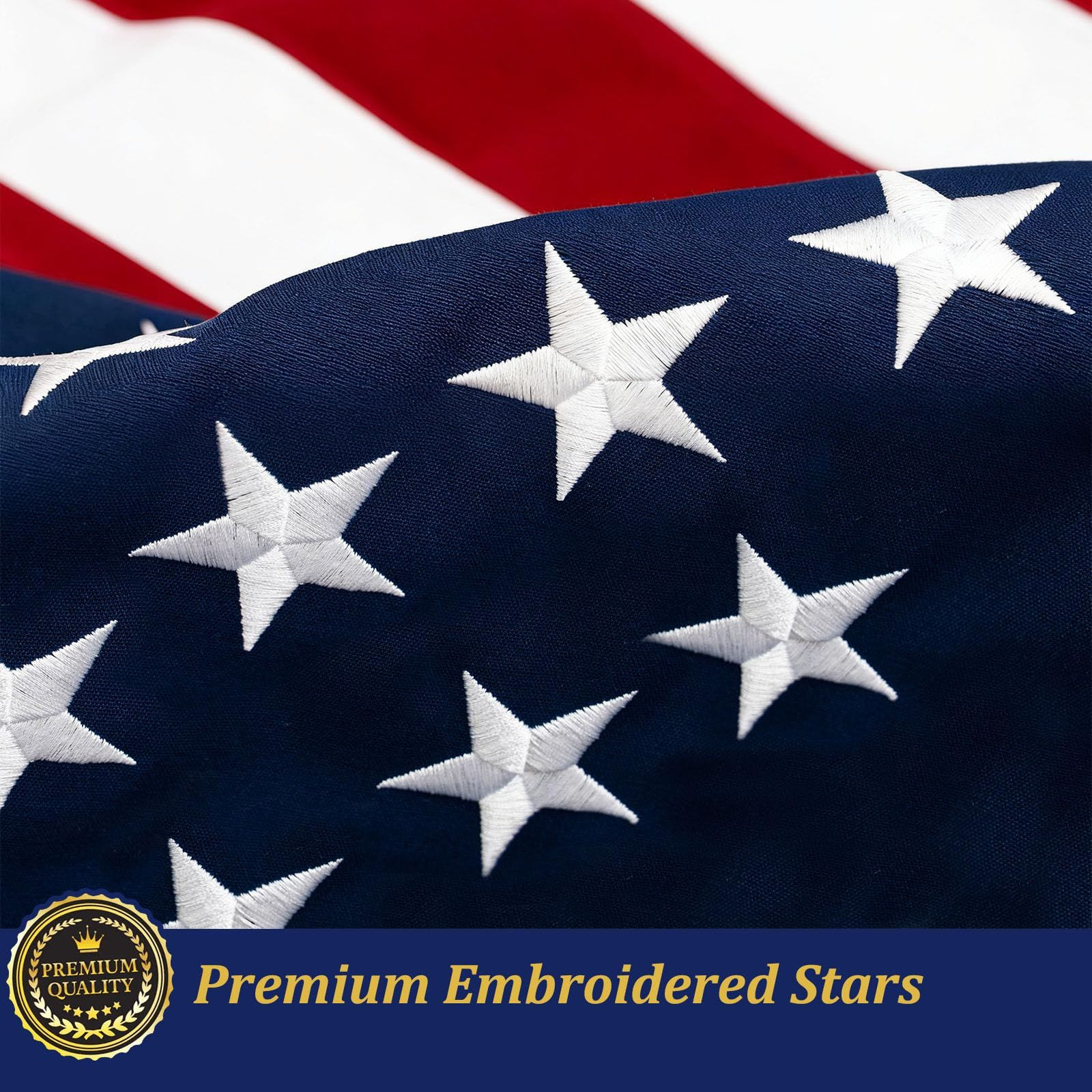 TOPFLAGS American Flag for Outside 3×5 3×5, 3 by 5 foot