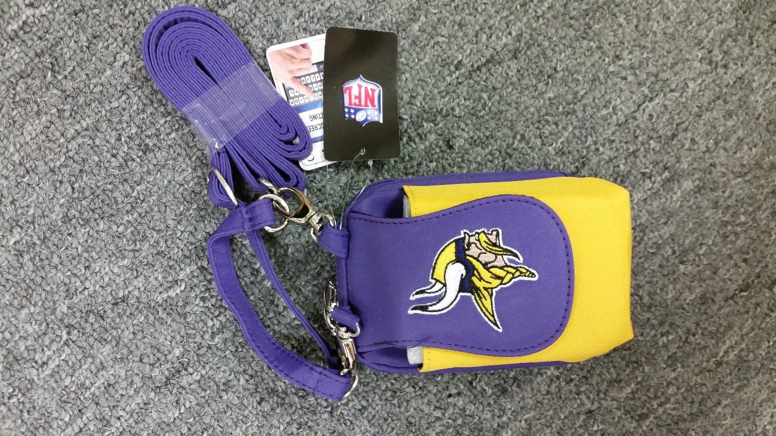 Minnesota Vikings Purse Plus Touch Phone ID Wallet Charm 14 Gift Bag Compact
