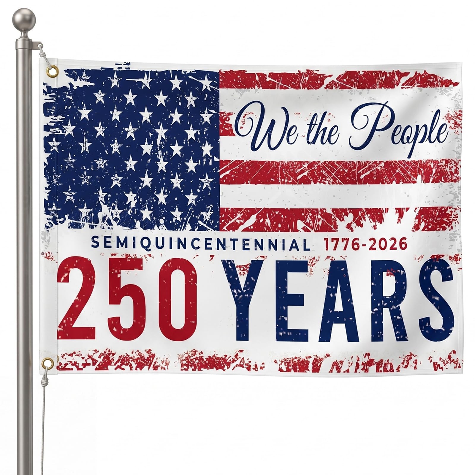 250th Anniversary Flag Double Sided 3 x 5 ft 250 Years Anniversary Flag United S