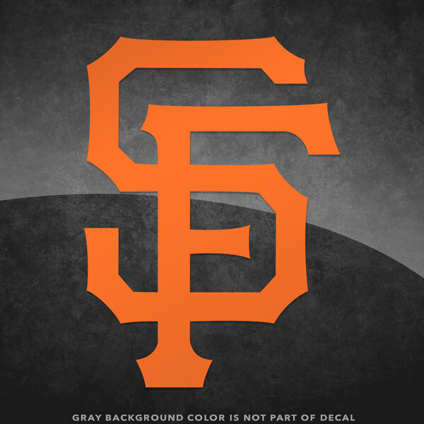 San Francisco Giants Vinyl Decal Sticker – 4″ and Larger – 30+ Color Options!
