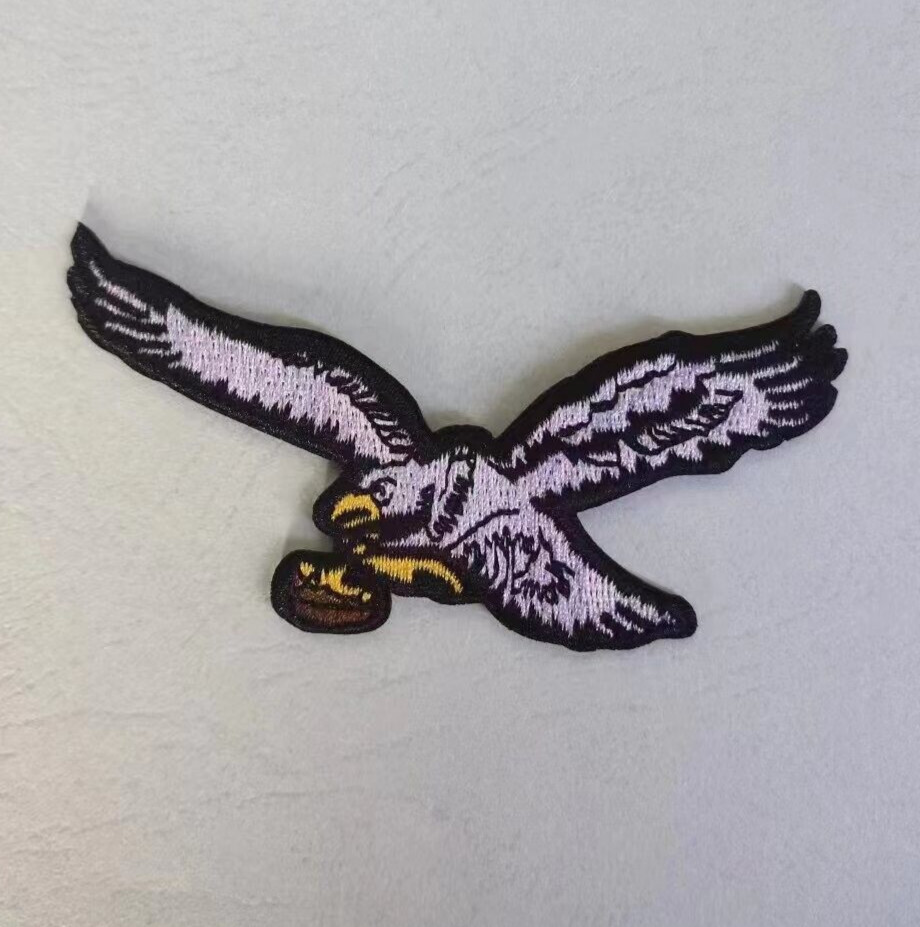 Philadelphia Eagles VINTAGE Embroidered Iron On Patch Embroider 3.5 in NFL Logo