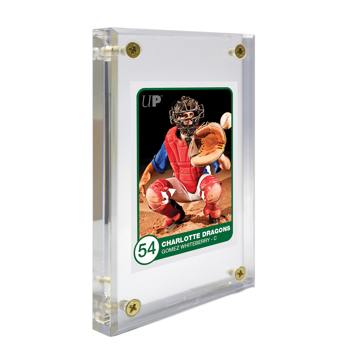 Ultra Pro 1″ Lucite Screwdown Inch Thick Brick Acrylic Card Holder Display Slab