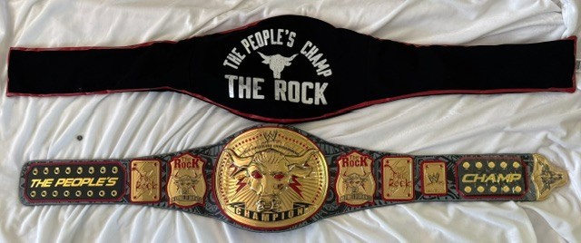 WWE Official Authentic Replica Belt- THE ROCK – Signature Series Swarovski