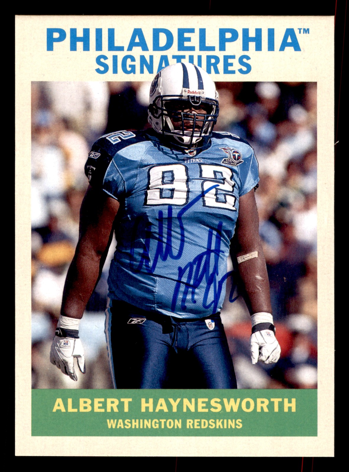 2009 Philadelphia #PS-AH Albert Haynesworth Signatures