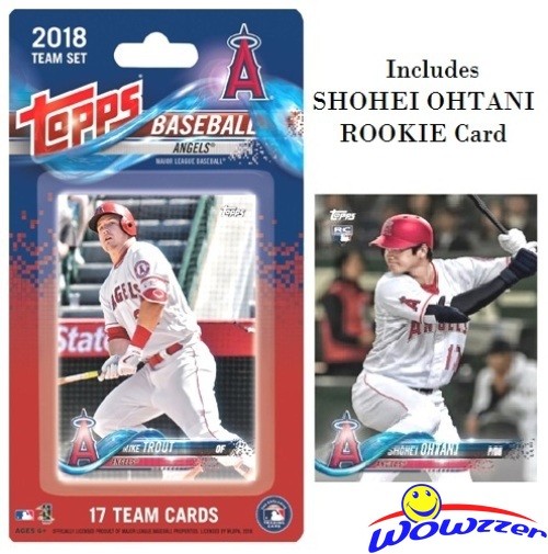 2018 Topps LA Angels EXCLUSIVE Limited Edition 17 Card Team Set-SHOHEI OHTANI RC