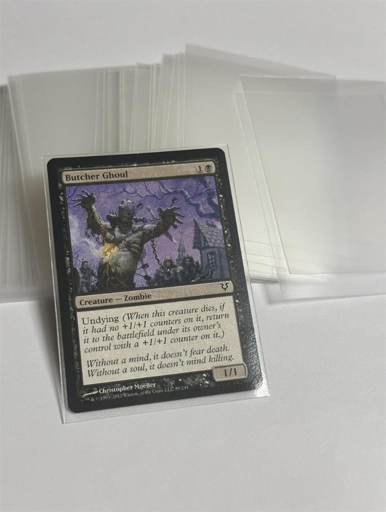 Lenayuyu 300pcs Doublue Matte Protector Standard MTG Card Sleeves 66x91mm Matte